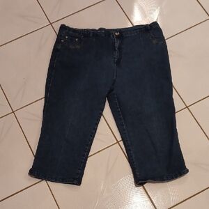 4/$60 Blue Capri Jeans - Size 38